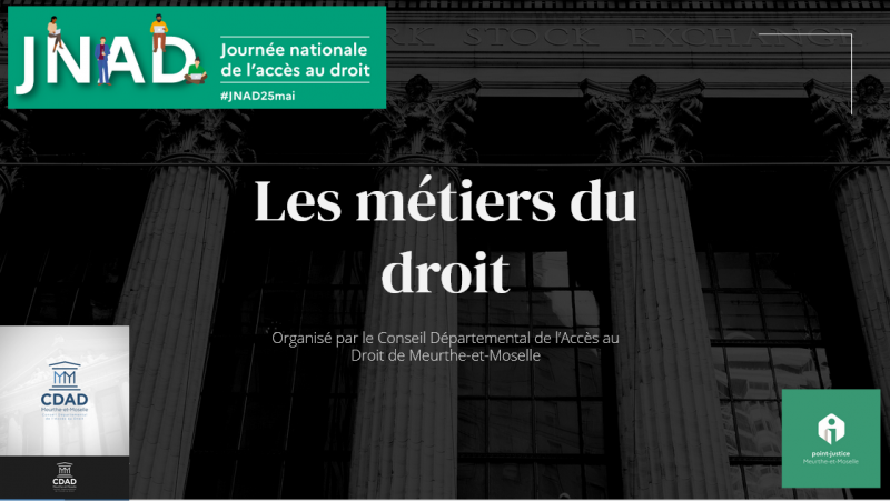 Webinaire - Les métiers du droit